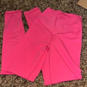 AERIE Pink crossover Leggings